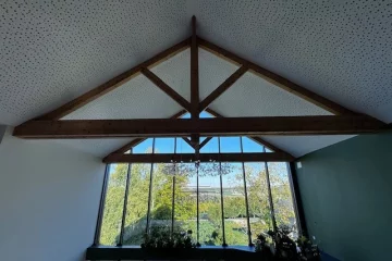 Charpente avec ferme apparente