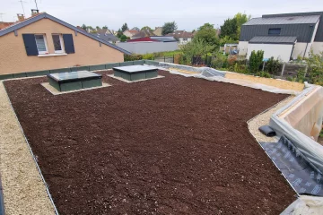 Végétalisation mise en place