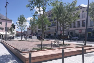 Terrasse , Place de la République - Chalons en Champagne (51) , 2019
