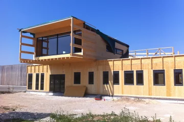 Ossature bois , Bureaux DRIGET - Chalons (51) , 2011
